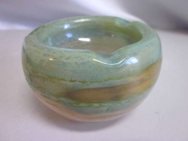 Art glass ashtray - Karl Schmid