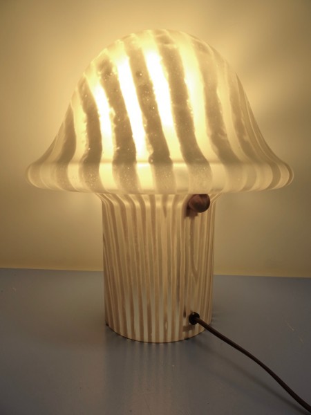 Peill & Putzler Table Lamp Glass 70s Modernist