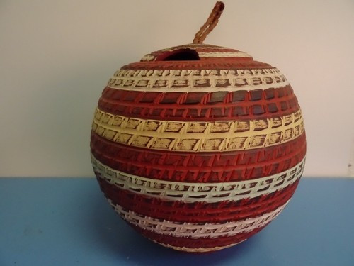 Grosse Bowle Klinker Flix-Keramik 50er-Jahre Keramik mid-century