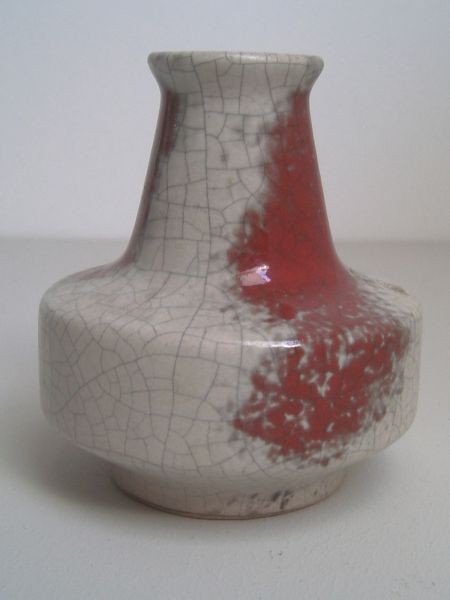 Silberdistel - vase with oxblood glaze