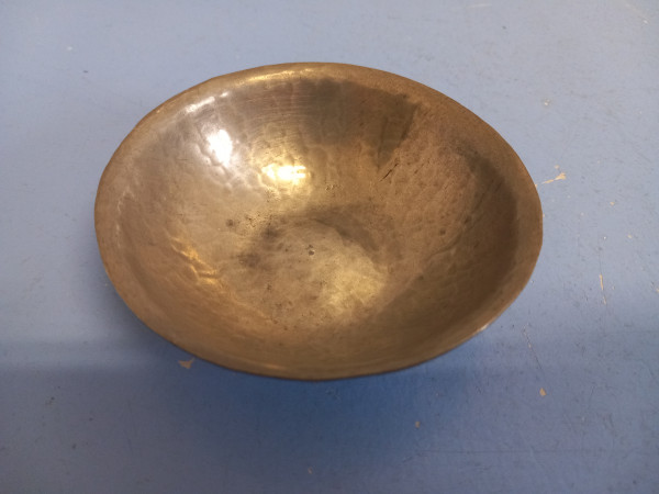 Frühe Art Decó Salzschale aus Zinn - Harald Buchrucker