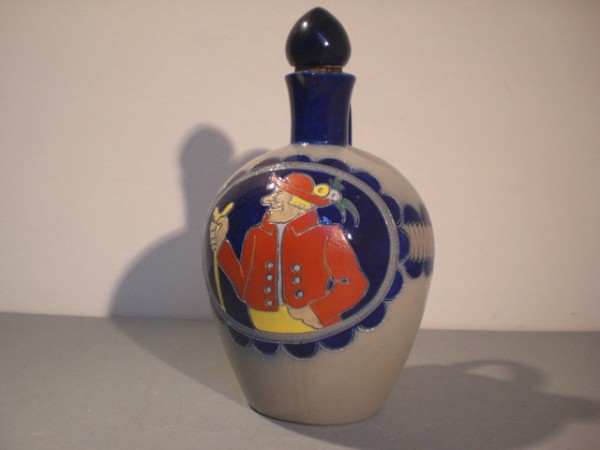Schnapsflasche Ludwig Hohlwein - Reinhold Merkelbach