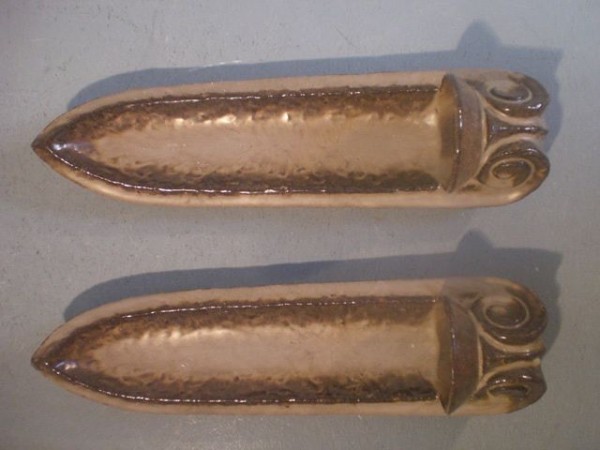 2 Art Nouveau wall candelabras - R. Hohrath-Vesper