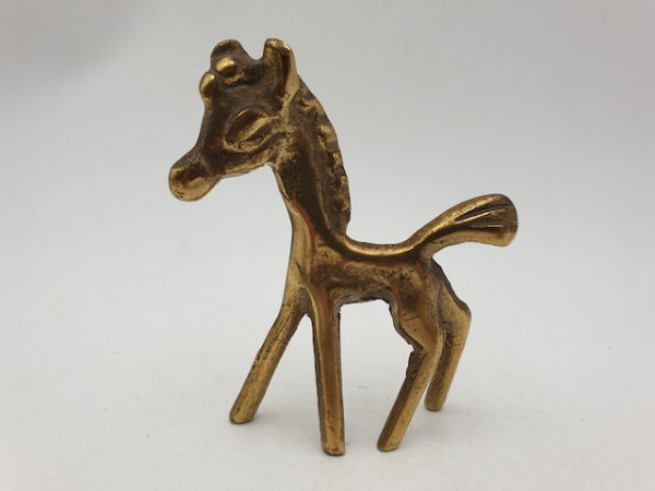 Walter Bosse - seltene Figur Esel Messing Skulptur 50er klein designclassics24