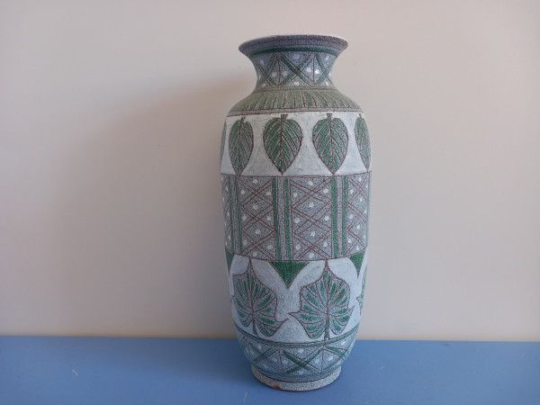 Fratelli Fanciullacci Bodenvase Italien 50er / 60er Jahre Keramik 42 cm