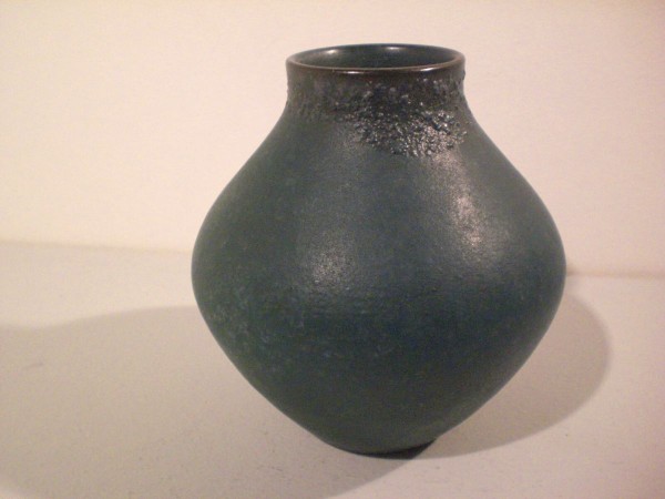 Vase mit türkisfarbener Glasur - Bückeburg
