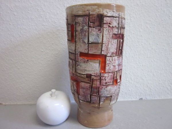 Tall Italian vase Fratelli Fanciullacci - decor Pompei