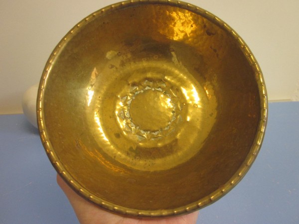 Albert Kahlbrandt Hamburg - Art Nouveau brass bowl #1