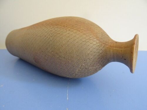 Rainer Doss – Large Studio Pottery Vase – Unique Textured Ceramic – Germany – 1970s