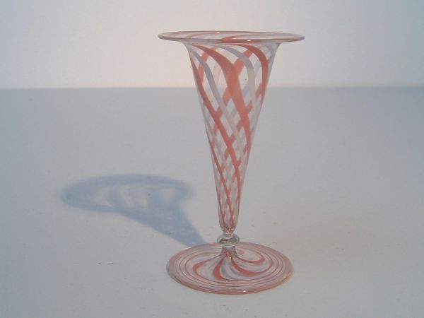 Art Deco-Vase mit Fadenglasdekor - Bimini