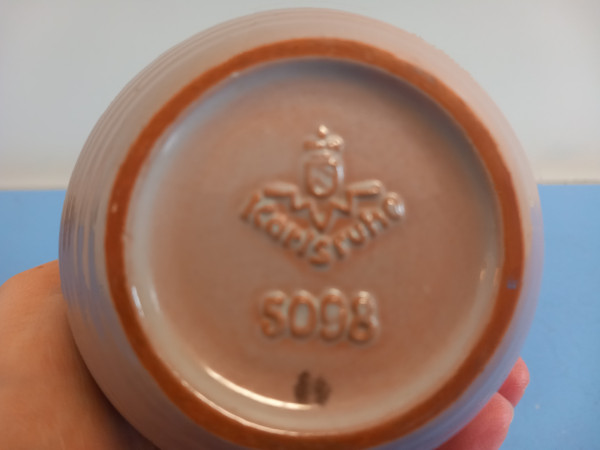 Small Art Decó vase Karlsruhe Majolika Martha Katzer