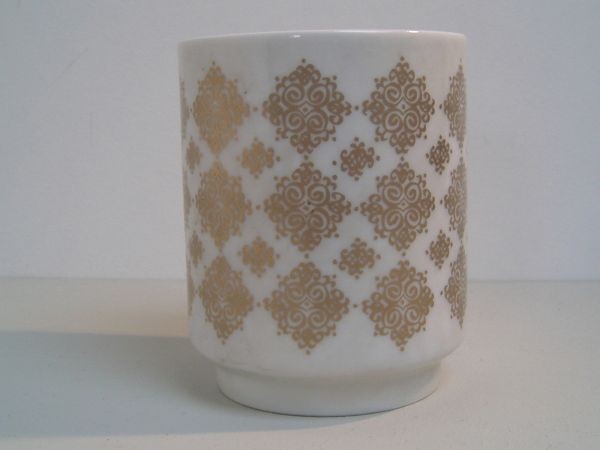 Vase with gold decor - Heinrich & Co.
