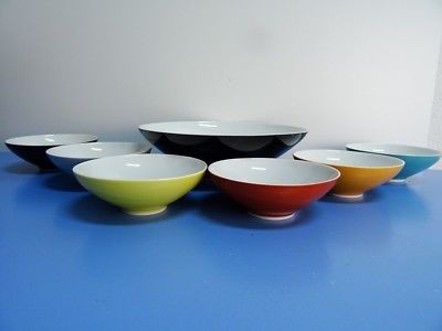 Helmut Krüger International Berlin 50s set of porcelain bowls