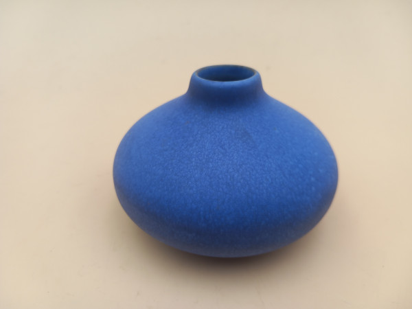 Expressive kleine Vase Keramik Keramikvase ausgefallenes Dekor 50er