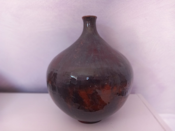 Große Studiokeramik-Vase – handgearbeitet, 70er-/80er-Jahre