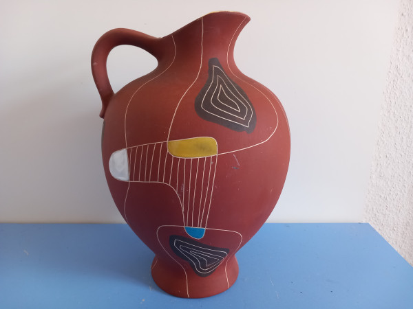 Bay Keramik Kongo Jug Vase 250/42 1950s West German Pottery