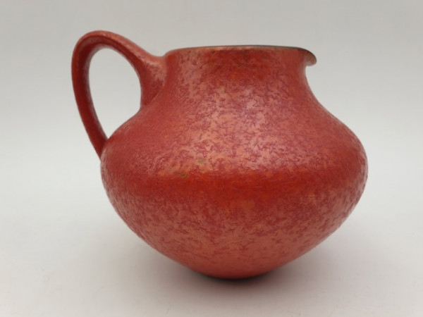 Töpferei Delius Hameln pottery rare ceramic pitcher in red Art Deco 30s Designclassics24