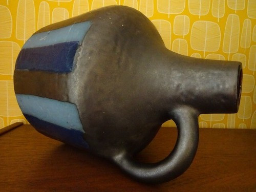 Carstens 230 27 grosse Vase Keramikvase Krugvase Keramik 70er seltenes Dekor