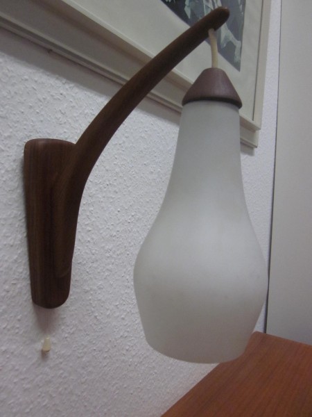 Luxus Vittsjö Wandlampe Schweden 50er