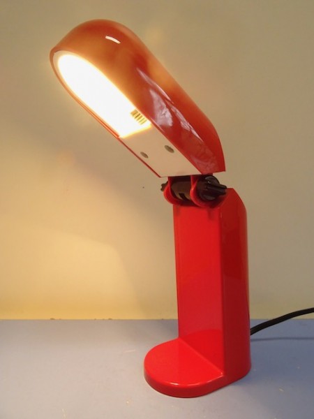 NÄVE Klapplampe Leuchte Lampe Designklassiker 70er rot design Plastik pop art-Copy