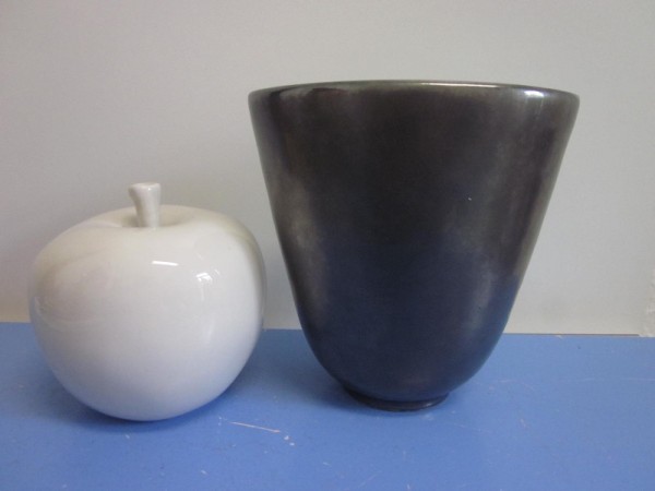 Richard Uhlemeyer Hannover - Vase mit Kupferglasur 50er