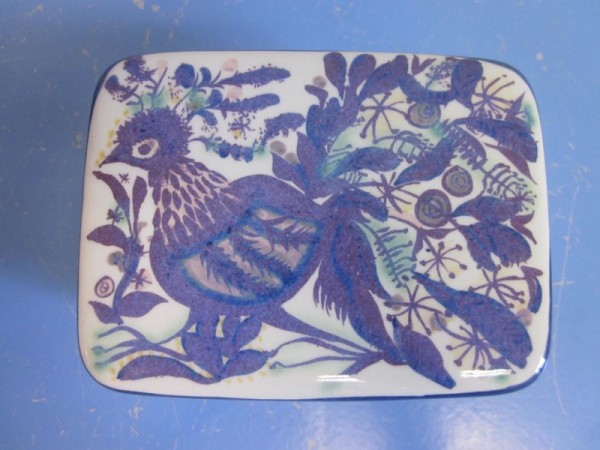 Aluminia Royal Copenhagen Marianne Johnson Tenera Butterdose 60er
