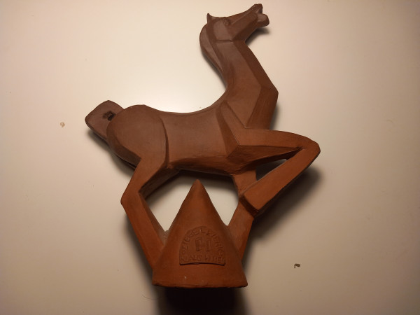 Ziegelwerk Klaus Huber - Pferd aus Ton Tonpferd Terracotta Art Deco um 1930