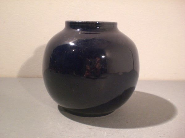 Blue studio vase - Wolfgang Thibault