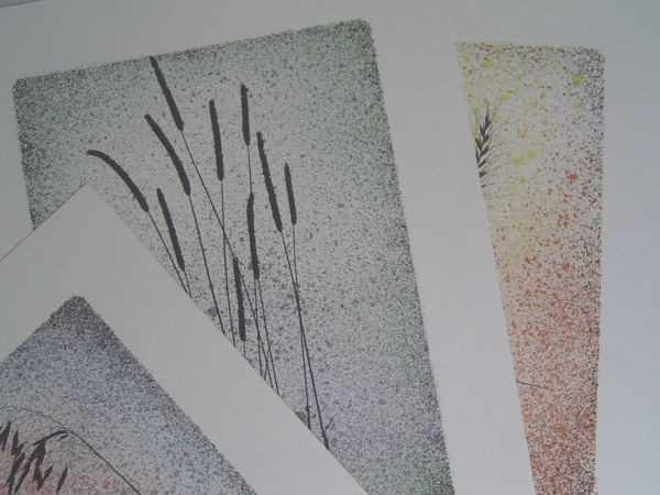 Four art printings - 70s