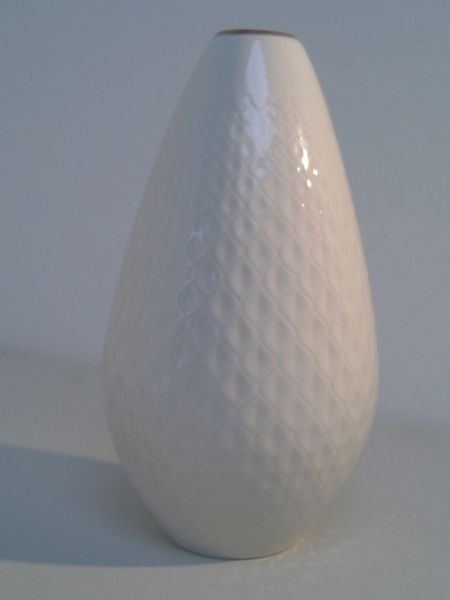 KPM Vase mit Wabenrelief