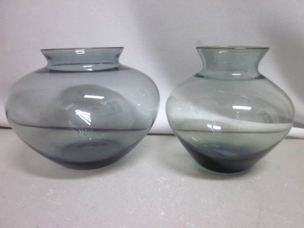 2 Wagenfeld crystal glass vases
