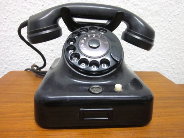 Fernsprechen Telefon W48 - Klassiker in schwarz