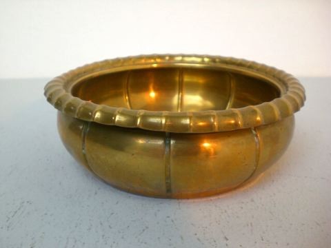 Art Noveau brass cachepot - WMF