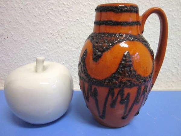 Scheurich lava jug vase 414 rare decor