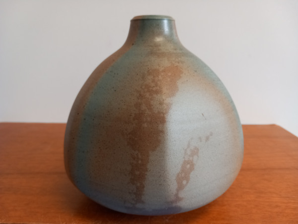Rainer Doss expressive studio pottery vase 1970s