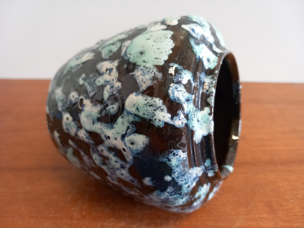 Fat Lava Ceramic Vase Unknown Maker 1970s