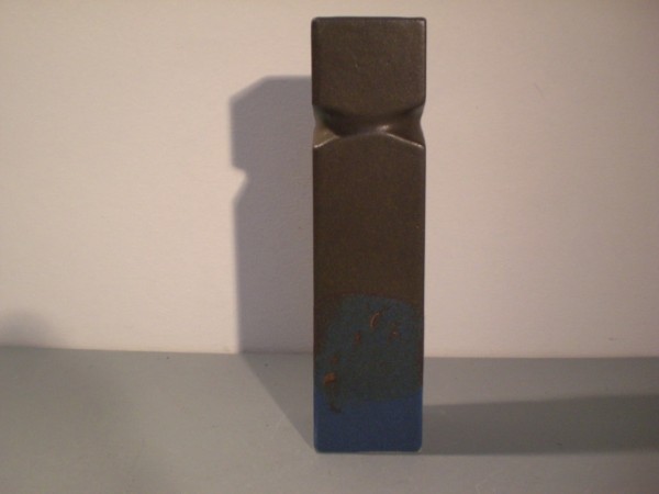 Blue-black studio vase - Karl Scheid