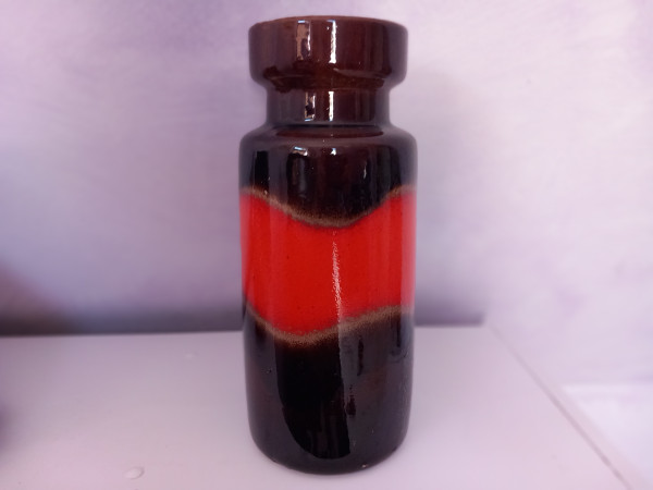 Scheurich Vase 517 – Dekor Fabiola, 70er-Jahre Design