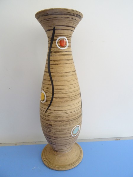 Tall ceramic vase 60s probably Ü-Keramik great midcentury decor