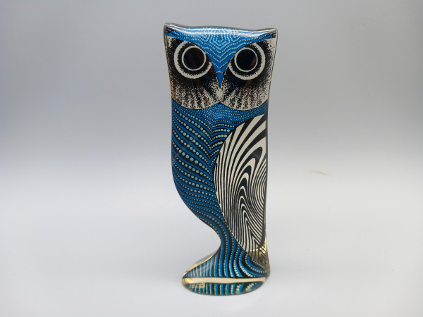 Abraham Palatnik - Eule Lucite Op Art 60er 70er Serie Artemis 13 cm