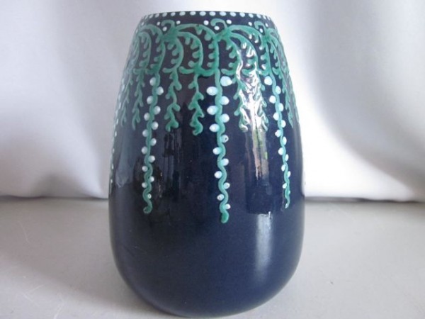 Vase Karlsruher Majolika - Alfred Kusche