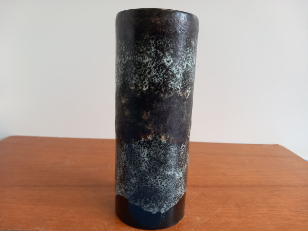 Ruscha Vase – West German Pottery 70er-Jahre fat lava Glasur