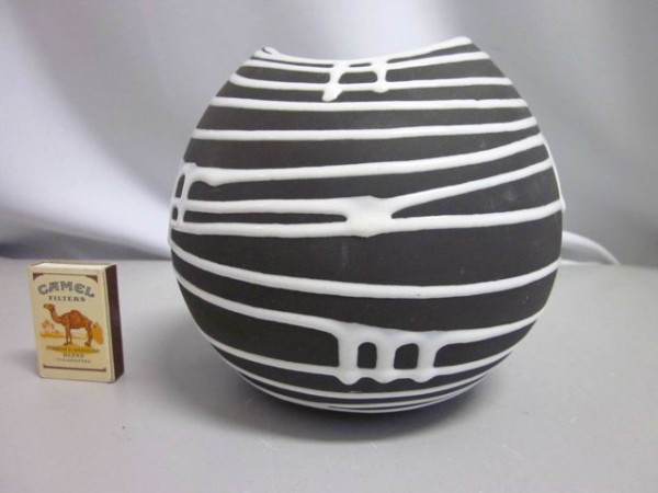 Bulbous 50s vase Schloßberg Roulette - Liesel Spornhauer