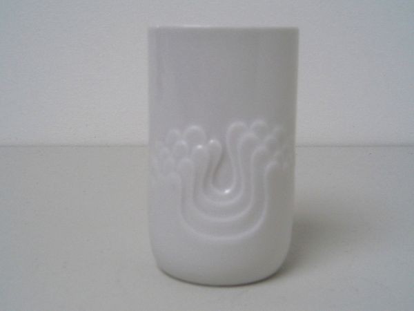 Vase with abstract relief decor - by Thomas