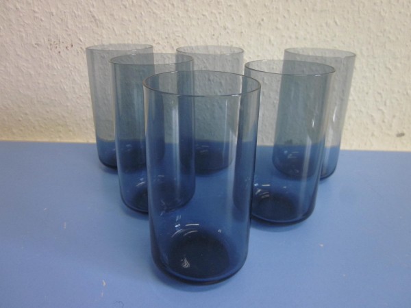 Six tumblers in turmalin 1960s