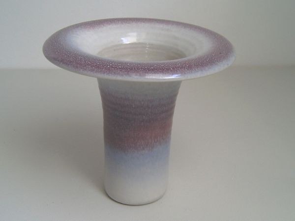 Huge violett vase with funnel opening