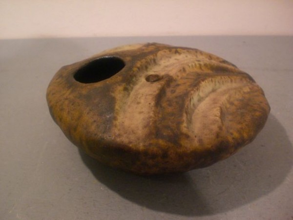 Disc-shaped vase - Helmut Schäffenacker