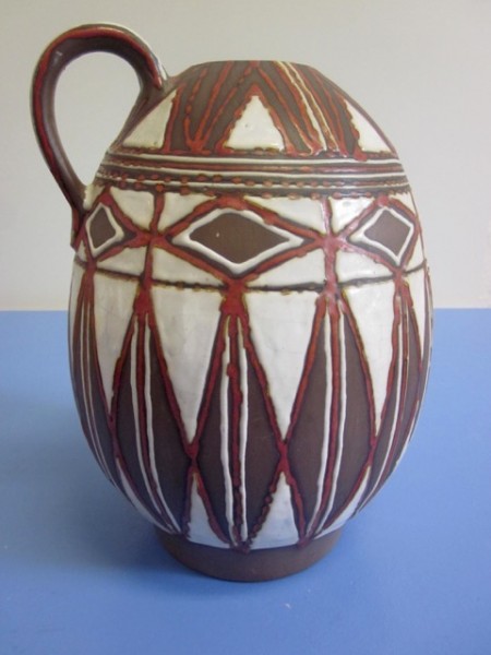 Kellinghusener Fayence Trenck Vase Studiokeramik