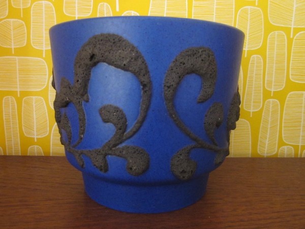 Marei huge ceramic planter plant pot 60s 70s