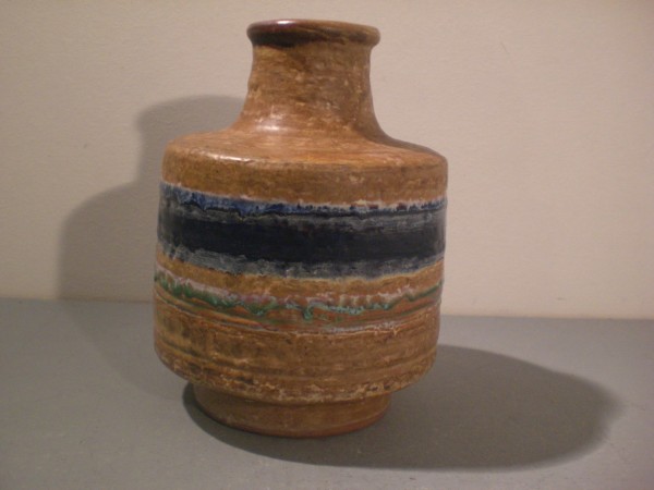 Vase Karlsruher Majolika - F. Glatzle